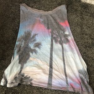 Palm tree tank top